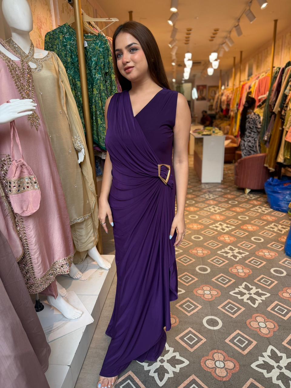 Royal Amethyst  Bodycon Dress