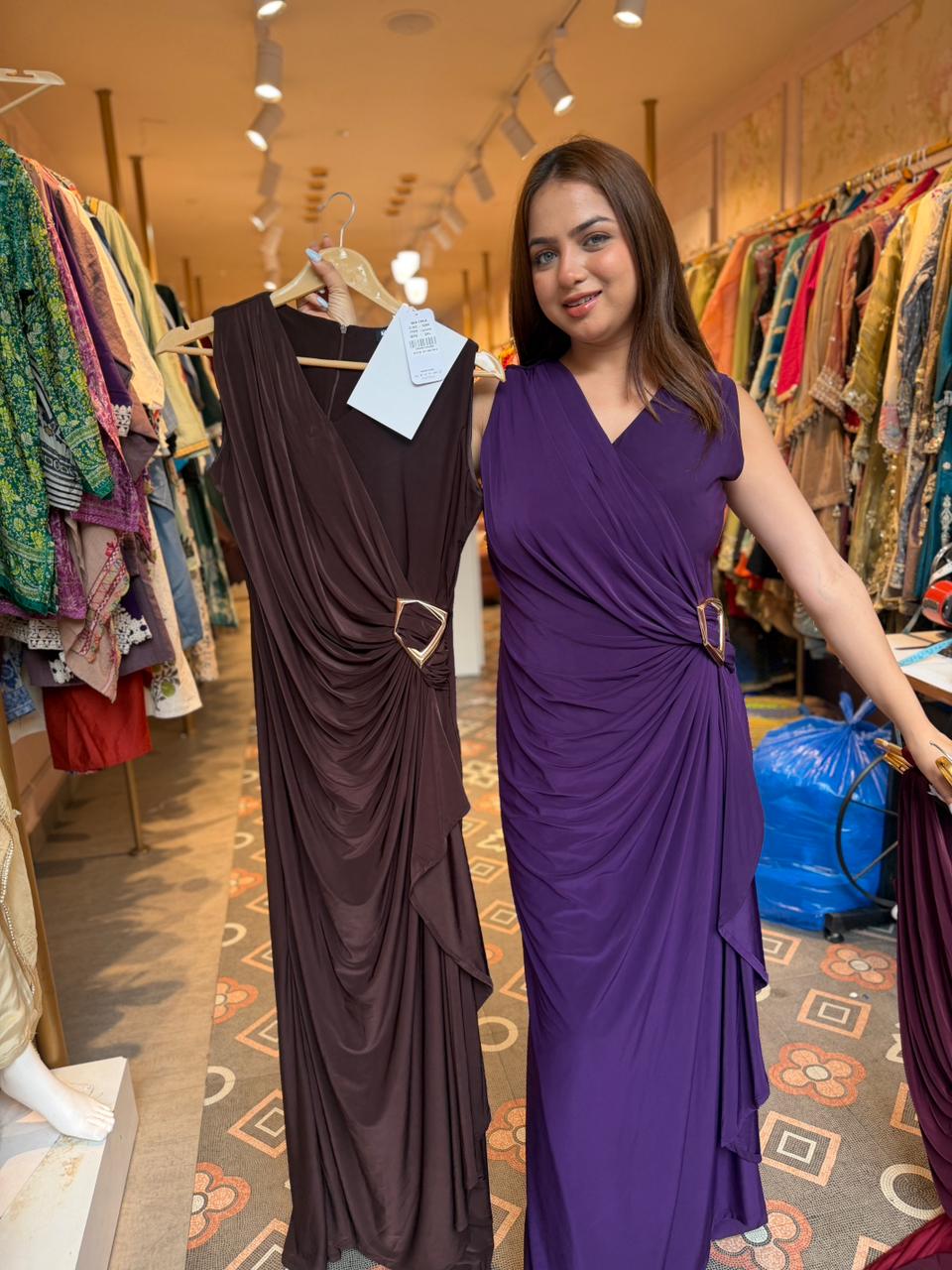 Royal Amethyst  Bodycon Dress