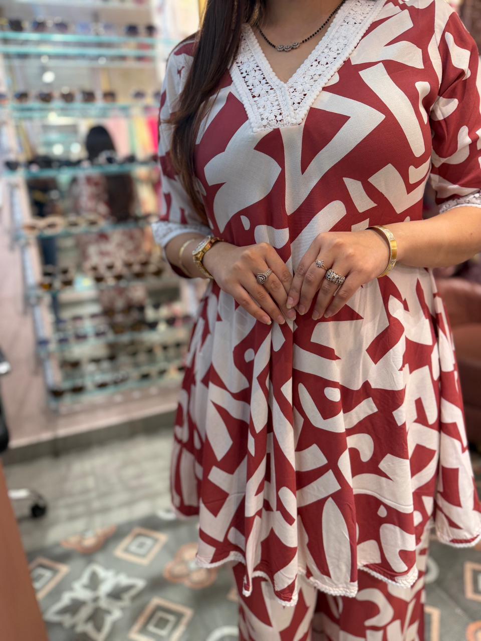 Ruby Wave Co-ord Set