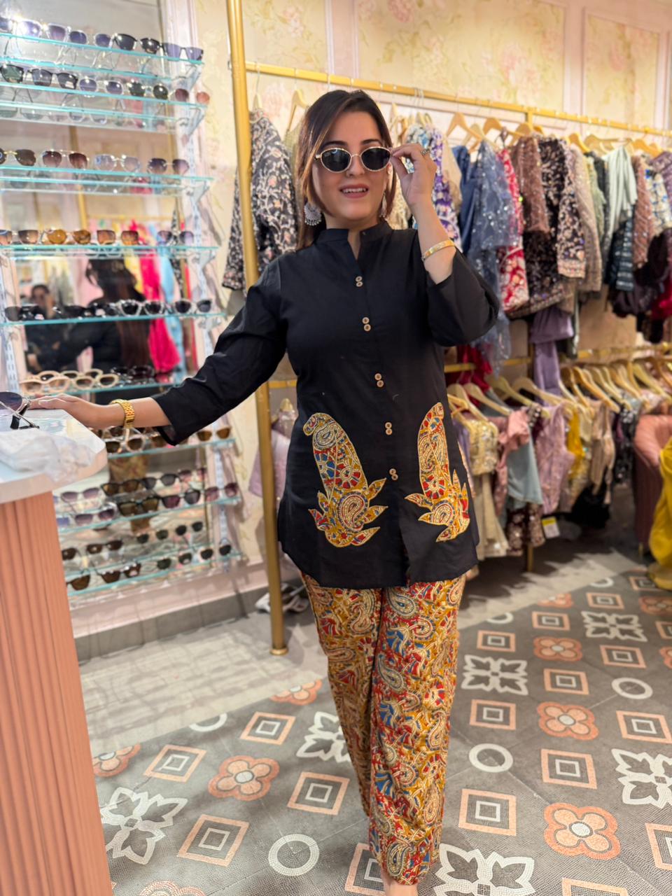 Royal Paisley Fusion Co-ord Set