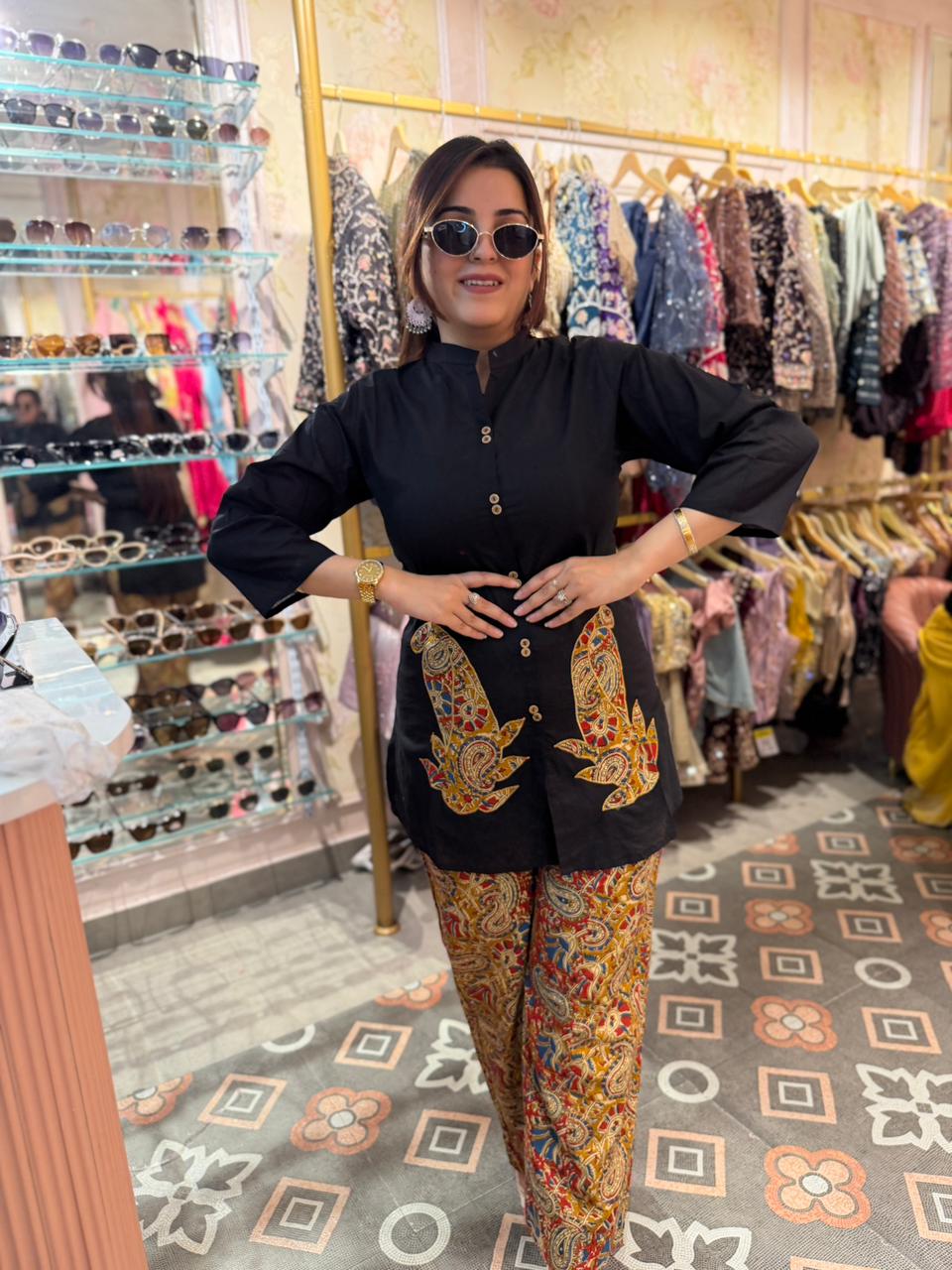 Royal Paisley Fusion Co-ord Set