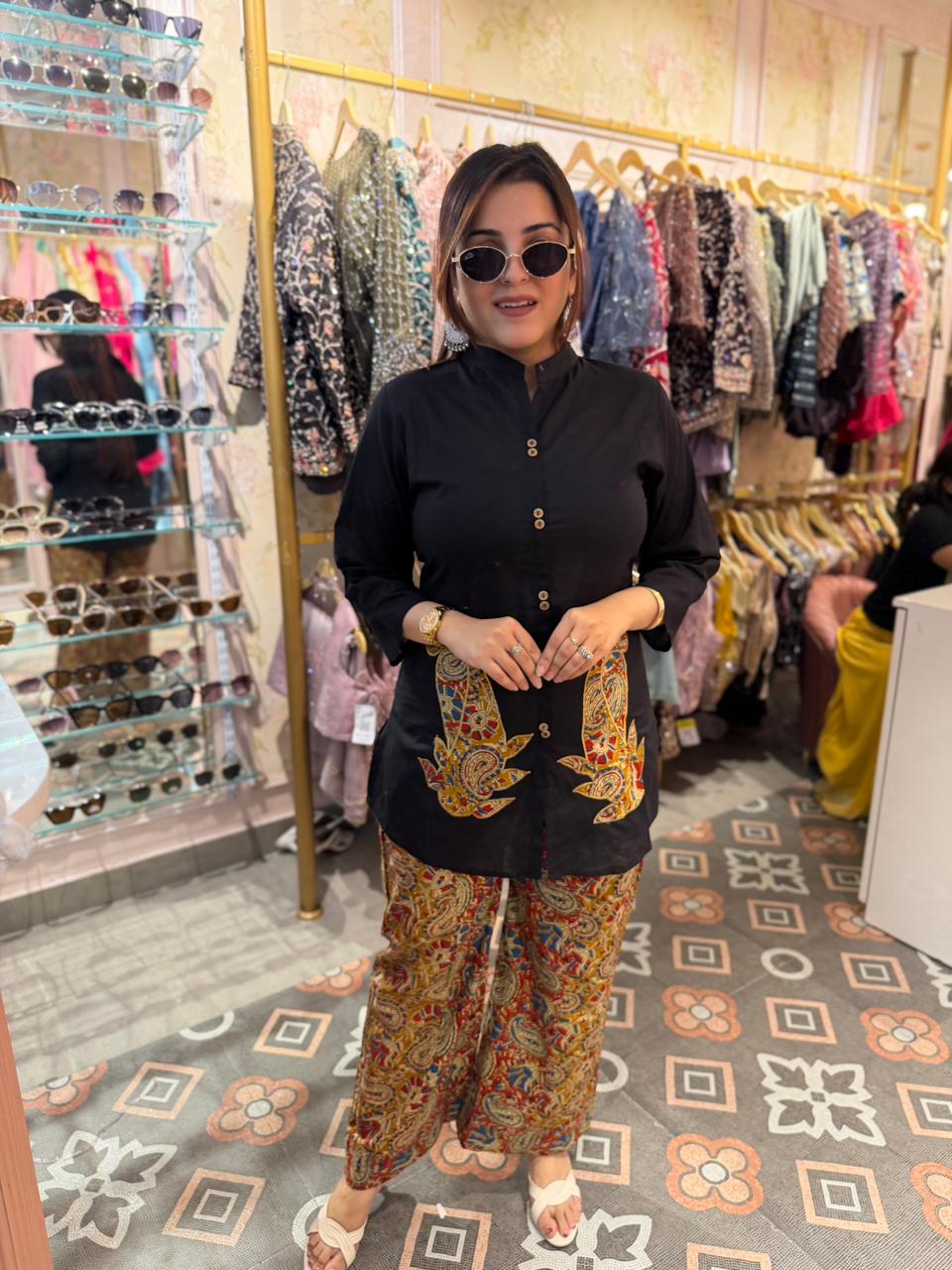 Royal Paisley Fusion Co-ord Set