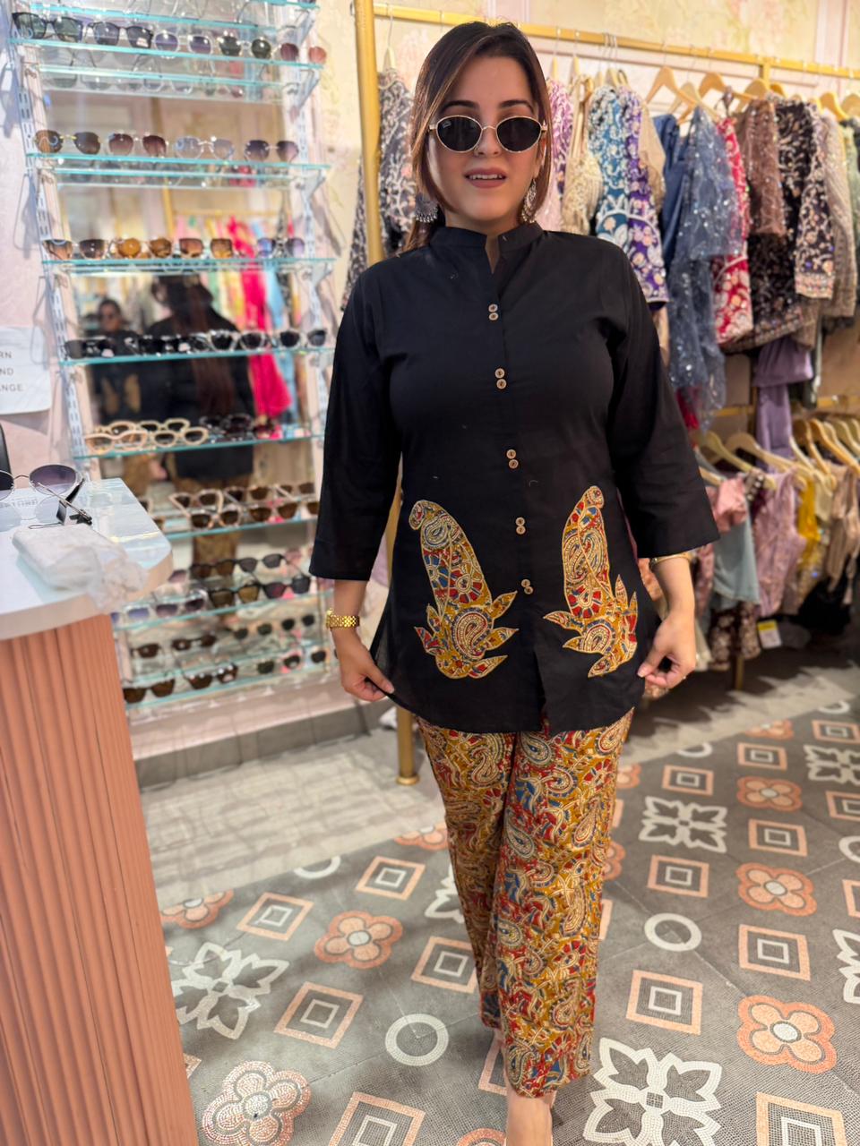 Royal Paisley Fusion Co-ord Set