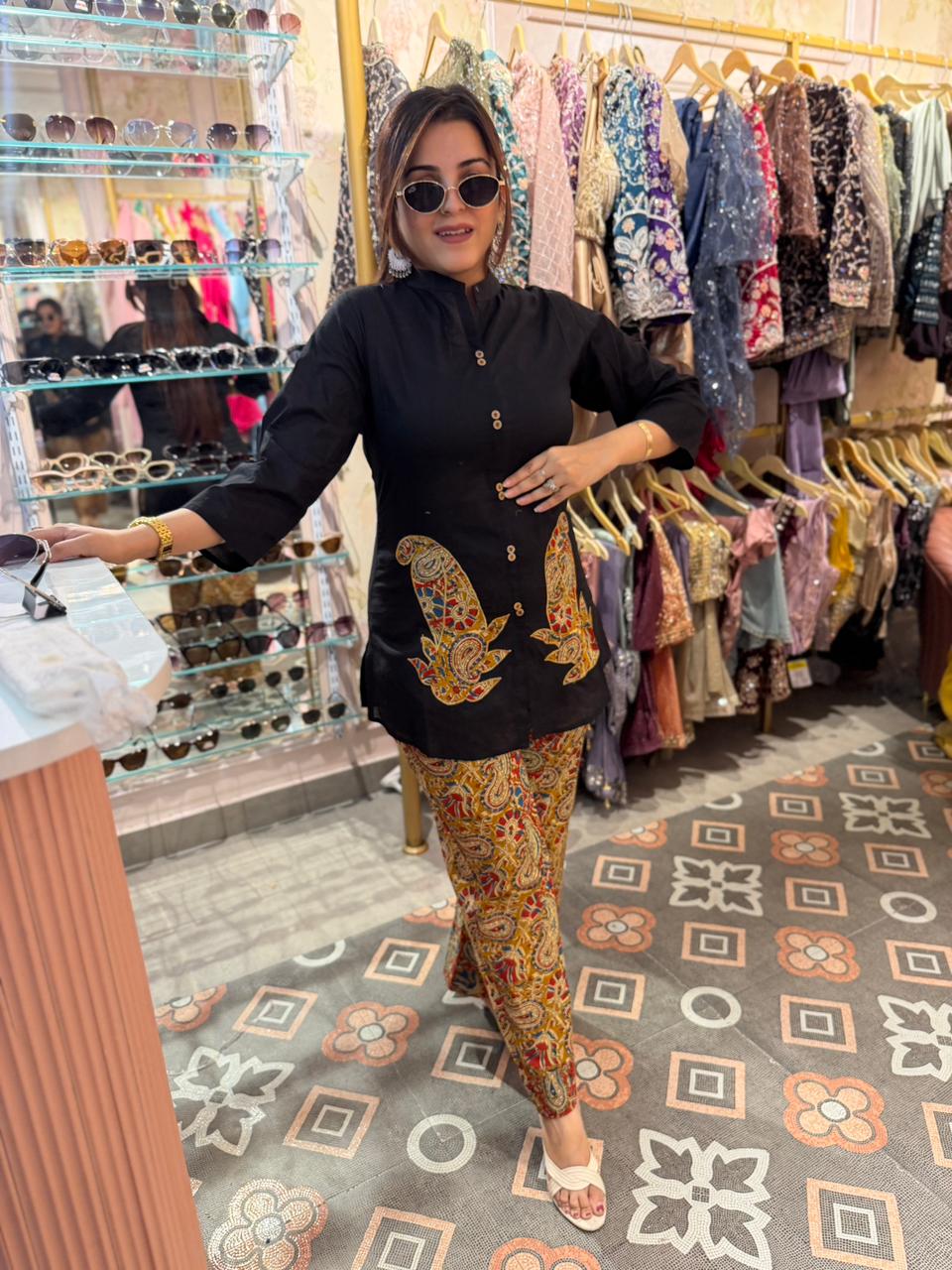 Royal Paisley Fusion Co-ord Set