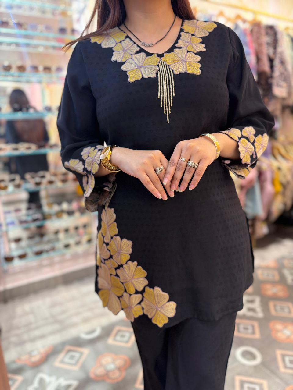 Lin Bloom Embroidered Co-ord Set