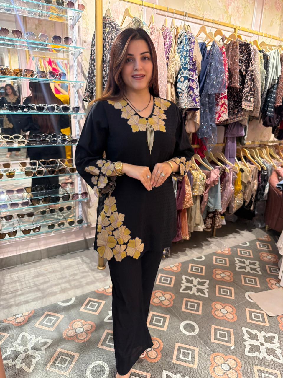 Lin Bloom Embroidered Co-ord Set