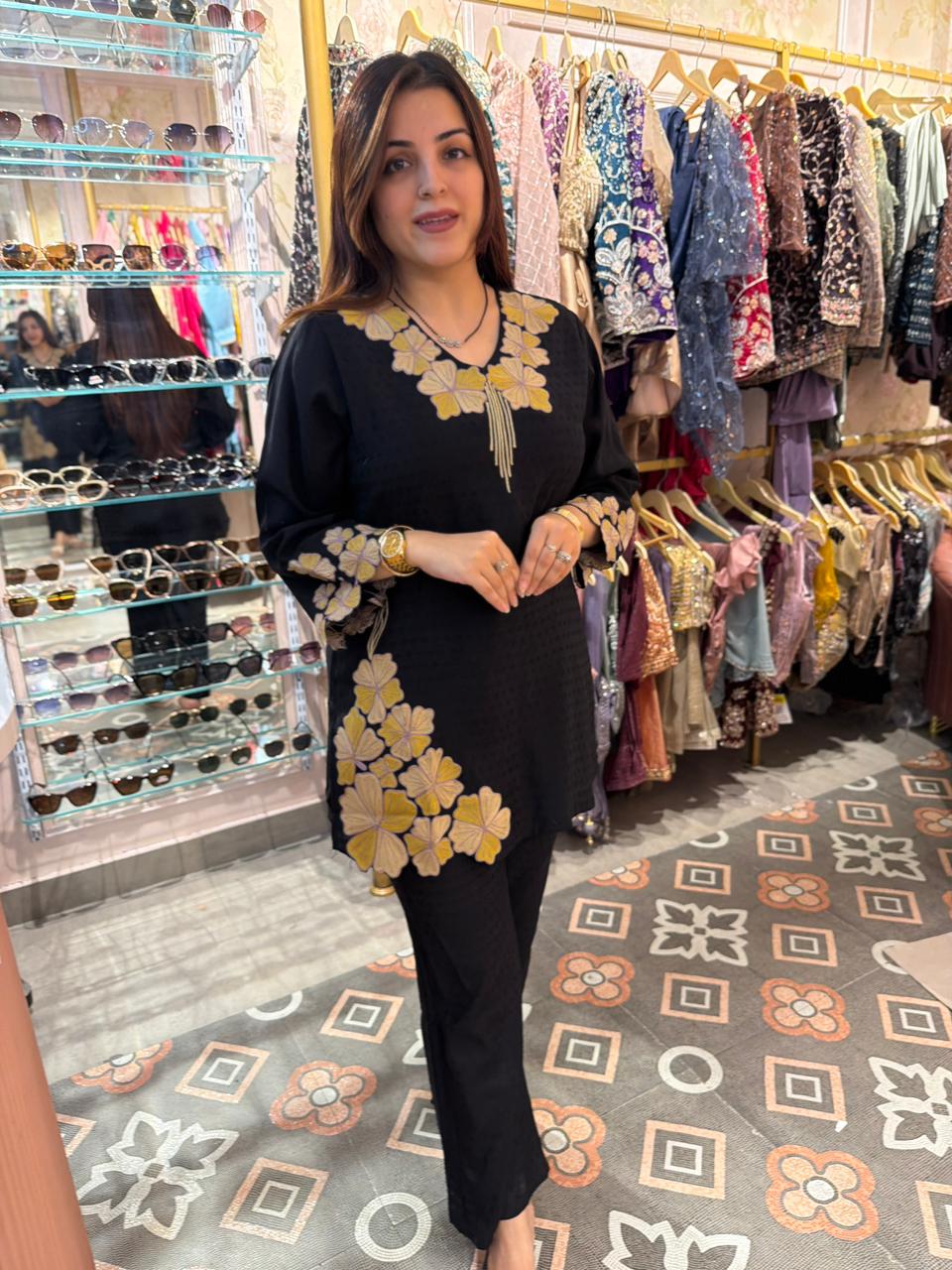 Lin Bloom Embroidered Co-ord Set