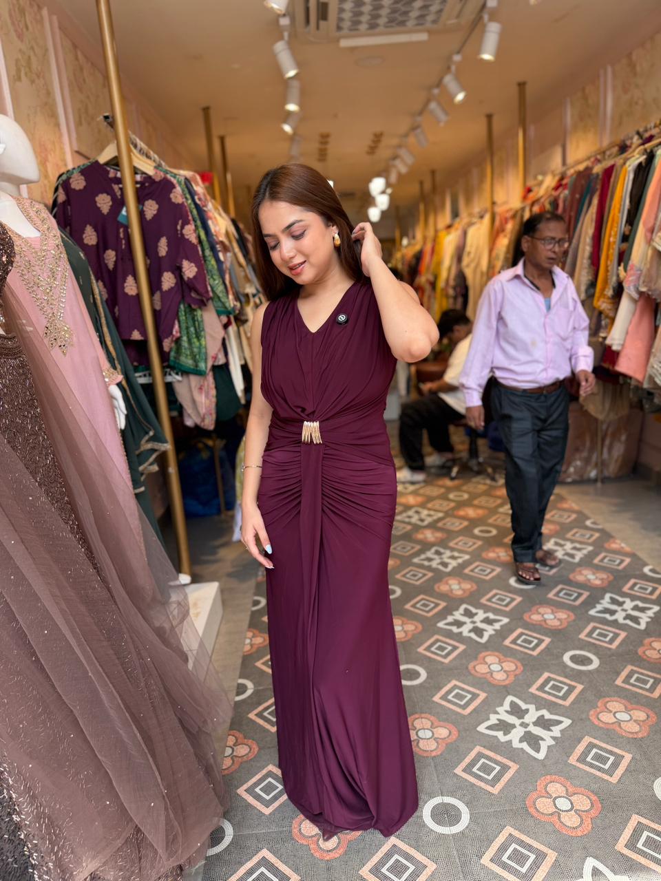 Mea Elegance Draped Gown