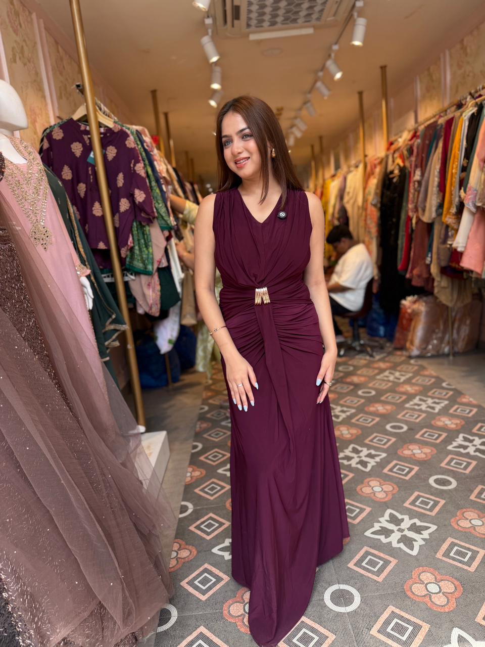 Mea Elegance Draped Gown