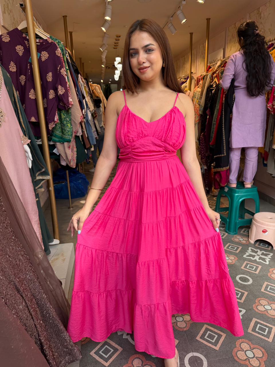 Barbie Bloom Maxi Dress