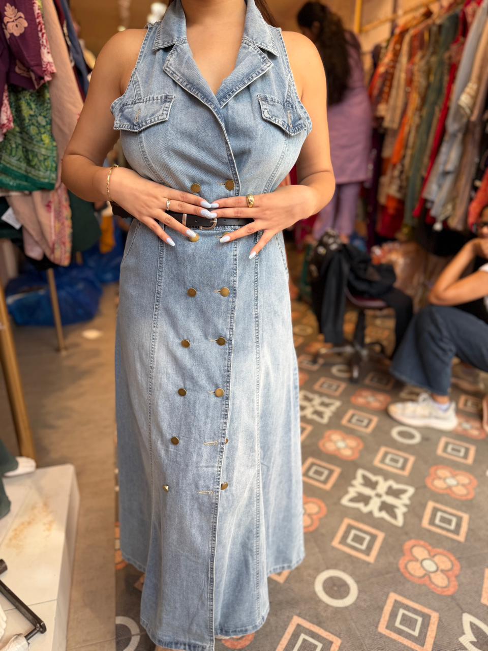 Nina Belted Dress