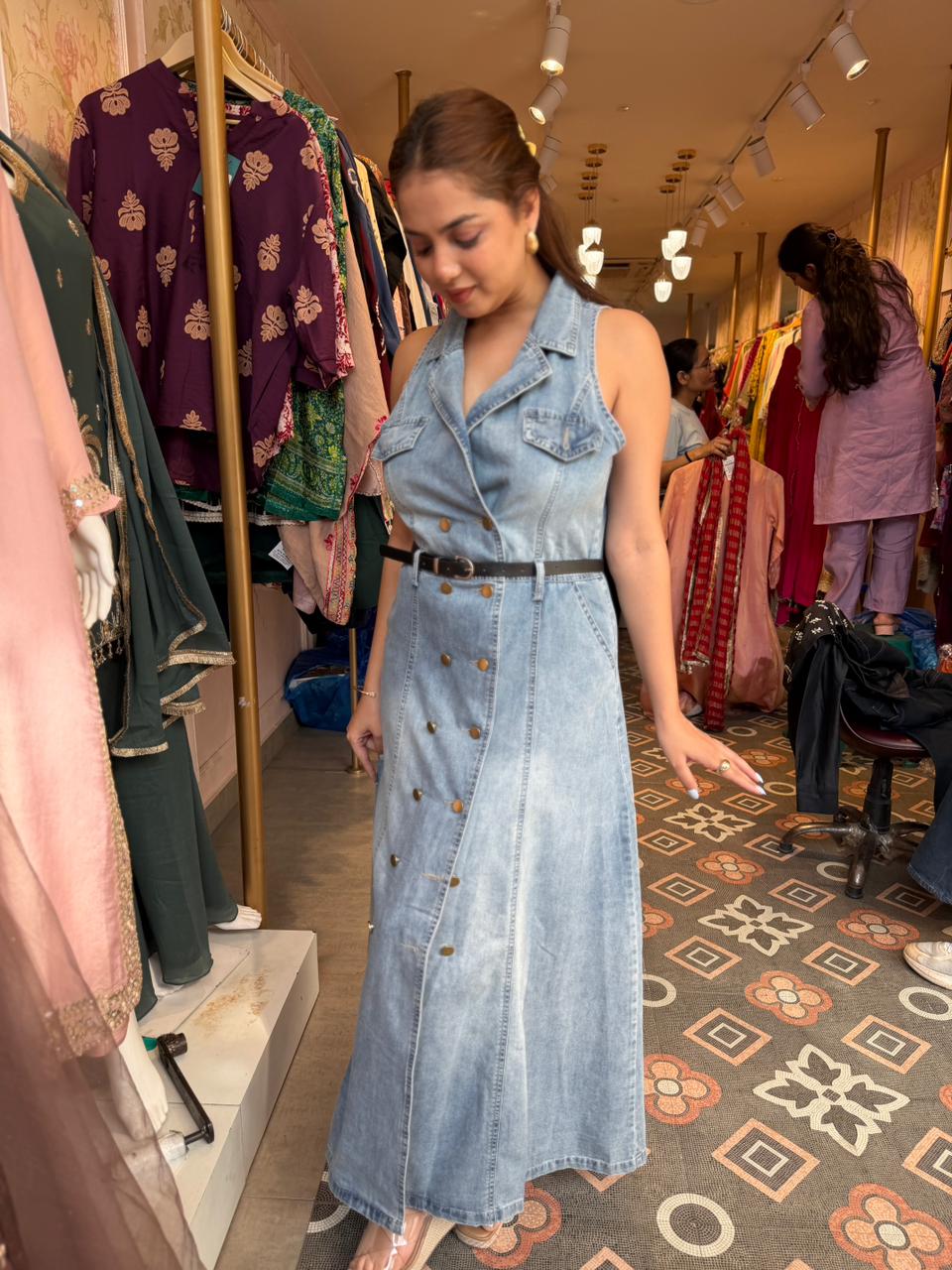 Nina Belted Dress