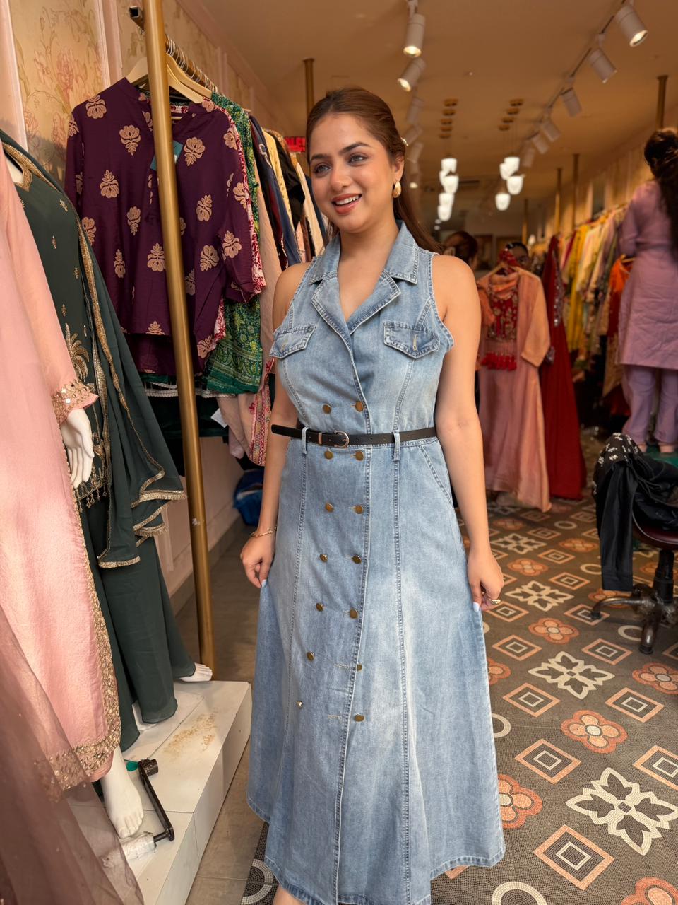 Nina Belted Dress