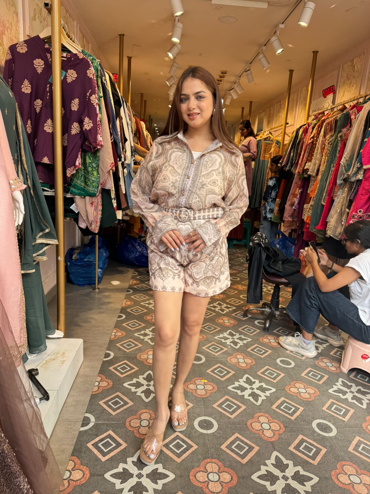 Desert Muse Printed Romper