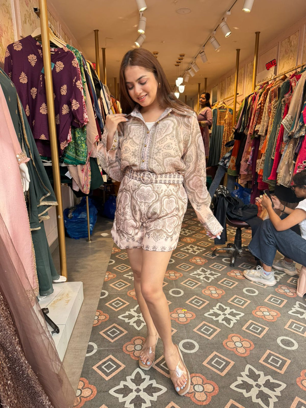 Desert Muse Printed Romper