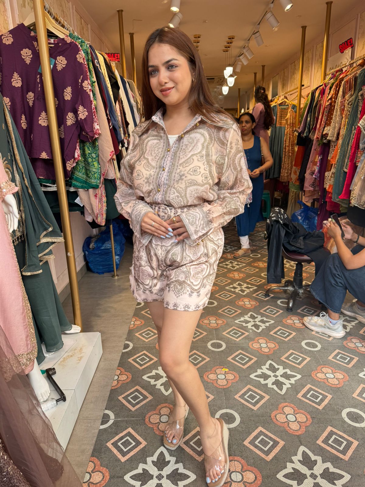 Desert Muse Printed Romper