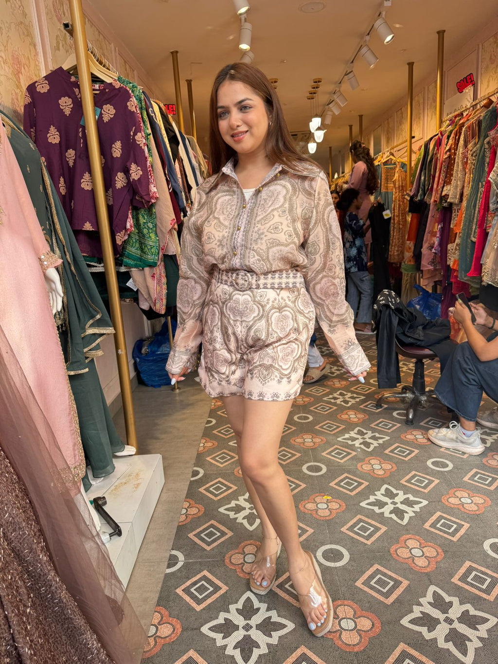 Desert Muse Printed Romper
