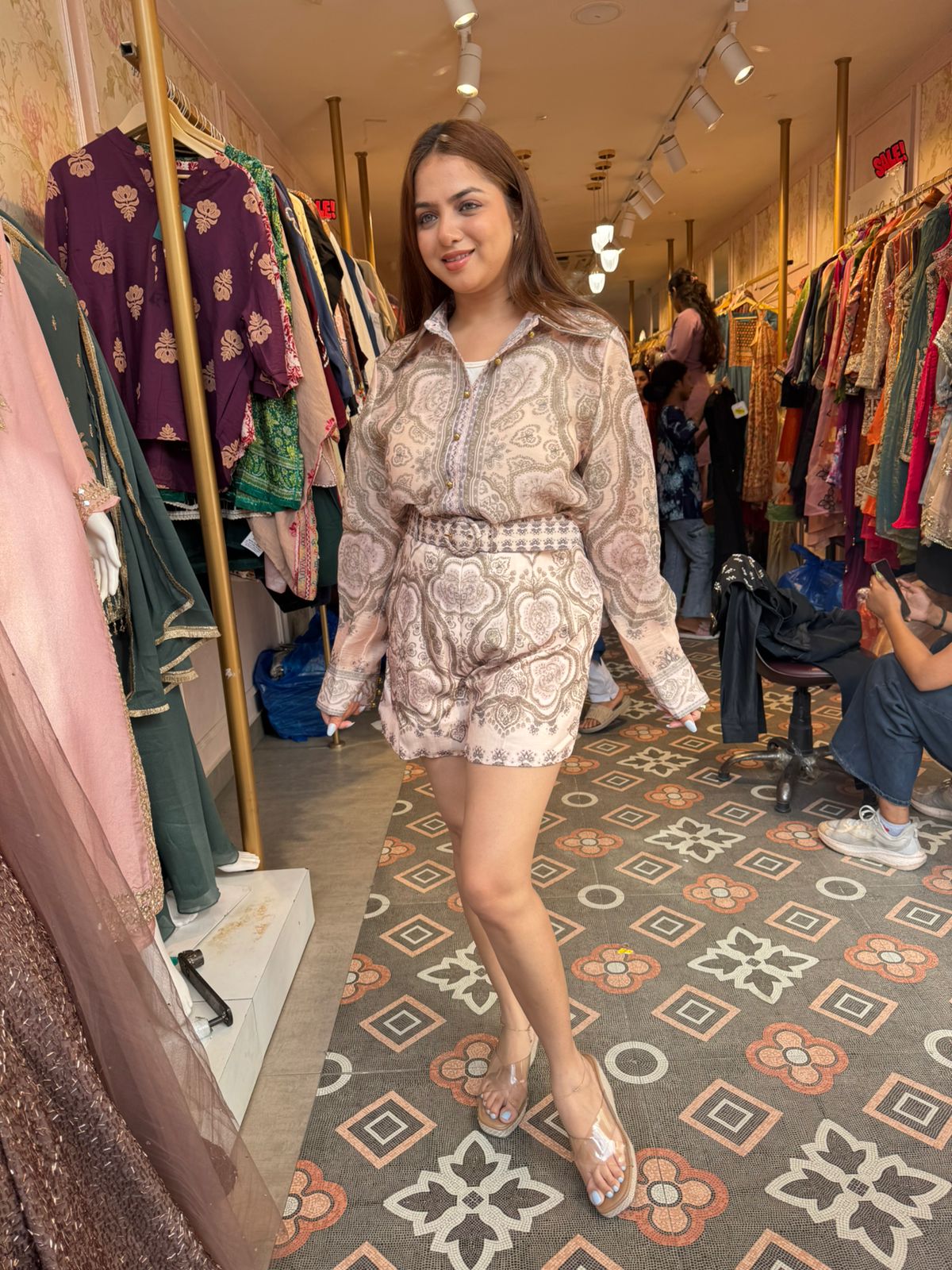 Desert Muse Printed Romper
