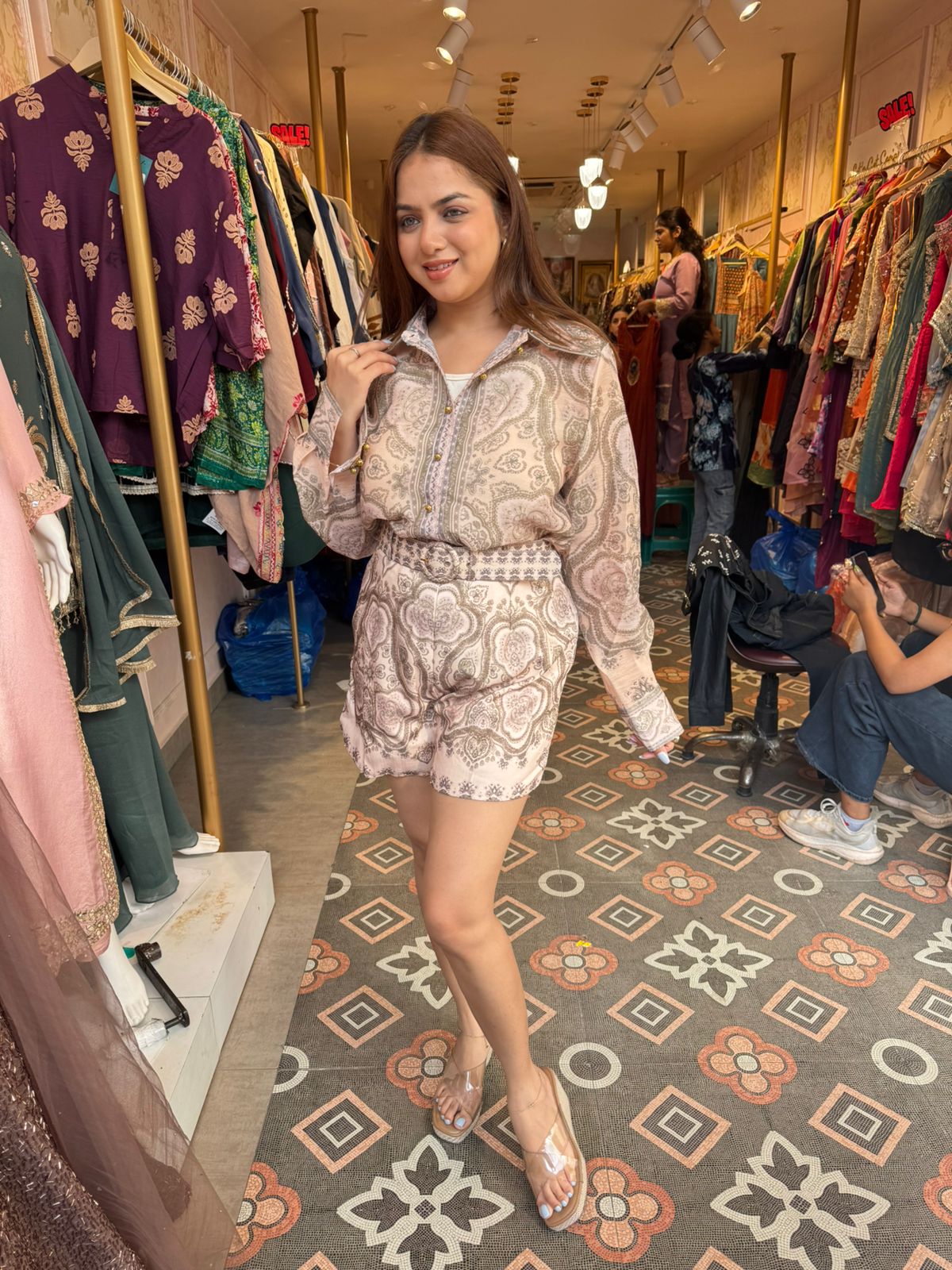 Desert Muse Printed Romper