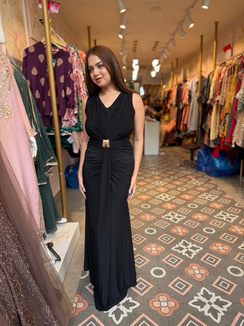 Mea Elegance Draped Gown