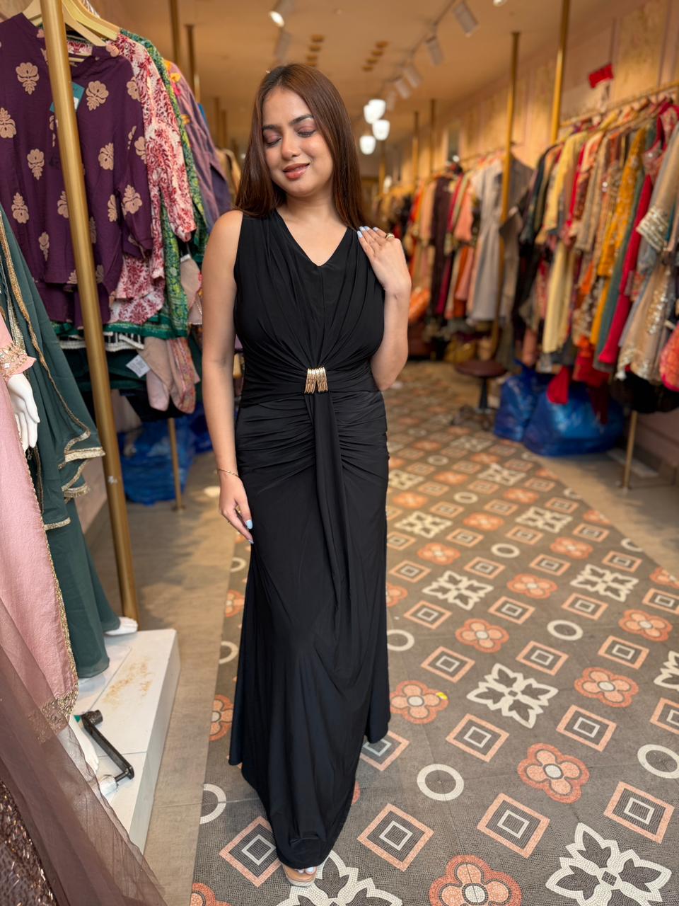 Mea Elegance Draped Gown