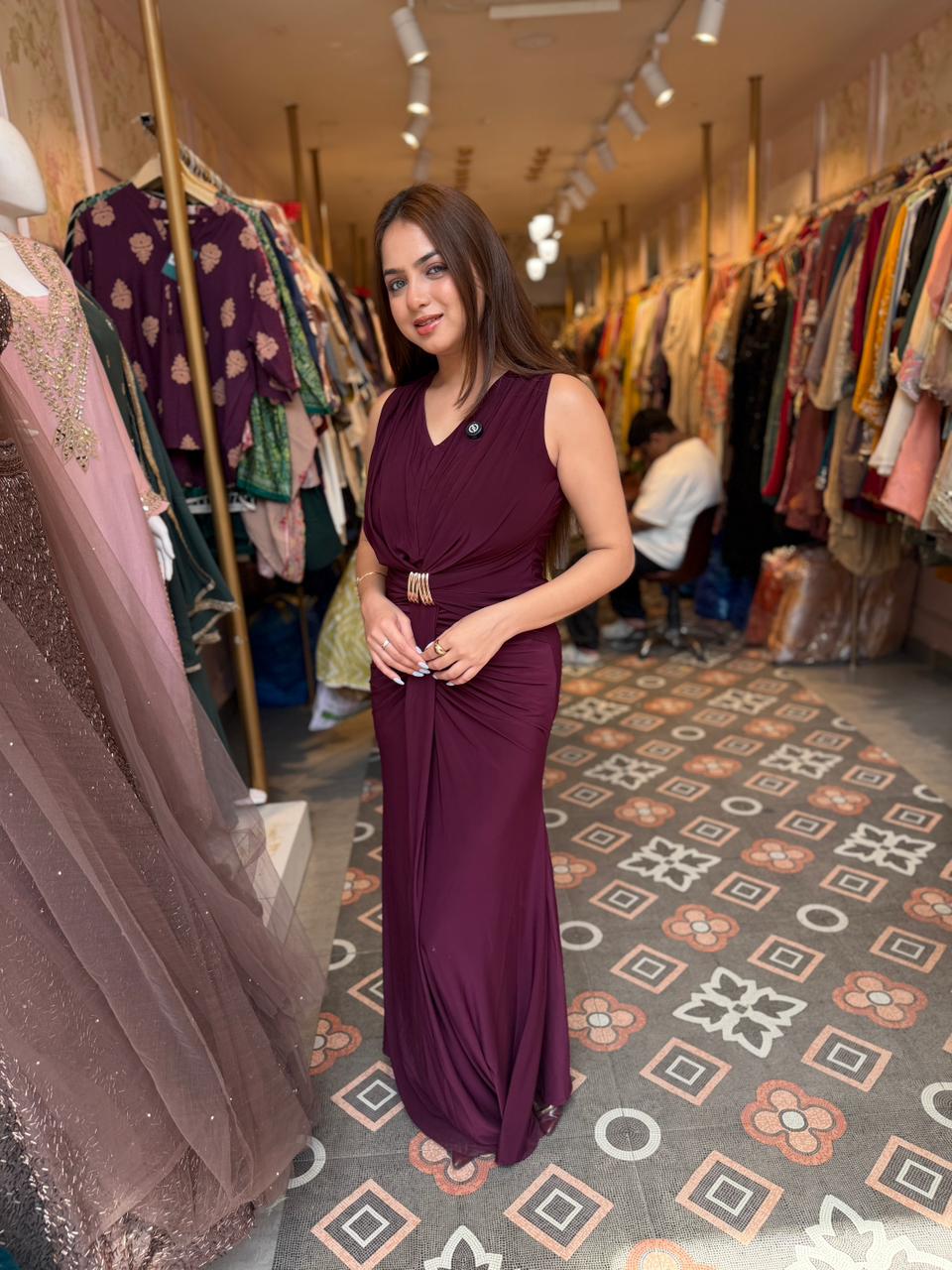 Mea Elegance Draped Gown
