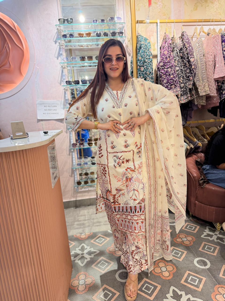 Ivy Bloom Printed 3-Piece Suit Set