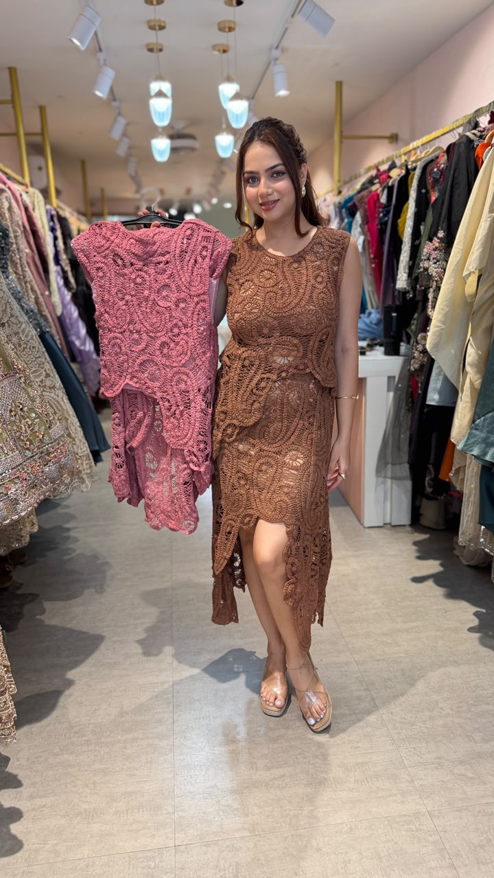 Crochet Lace Co-Ord Set