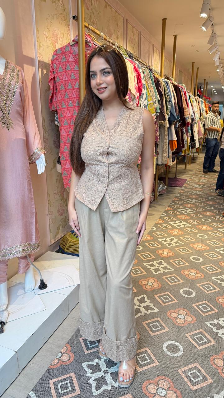 Champagne Elegance Co-Ord Set