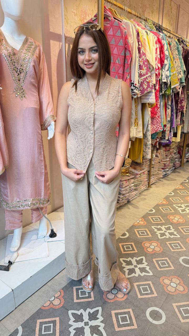 Champagne Elegance Co-Ord Set
