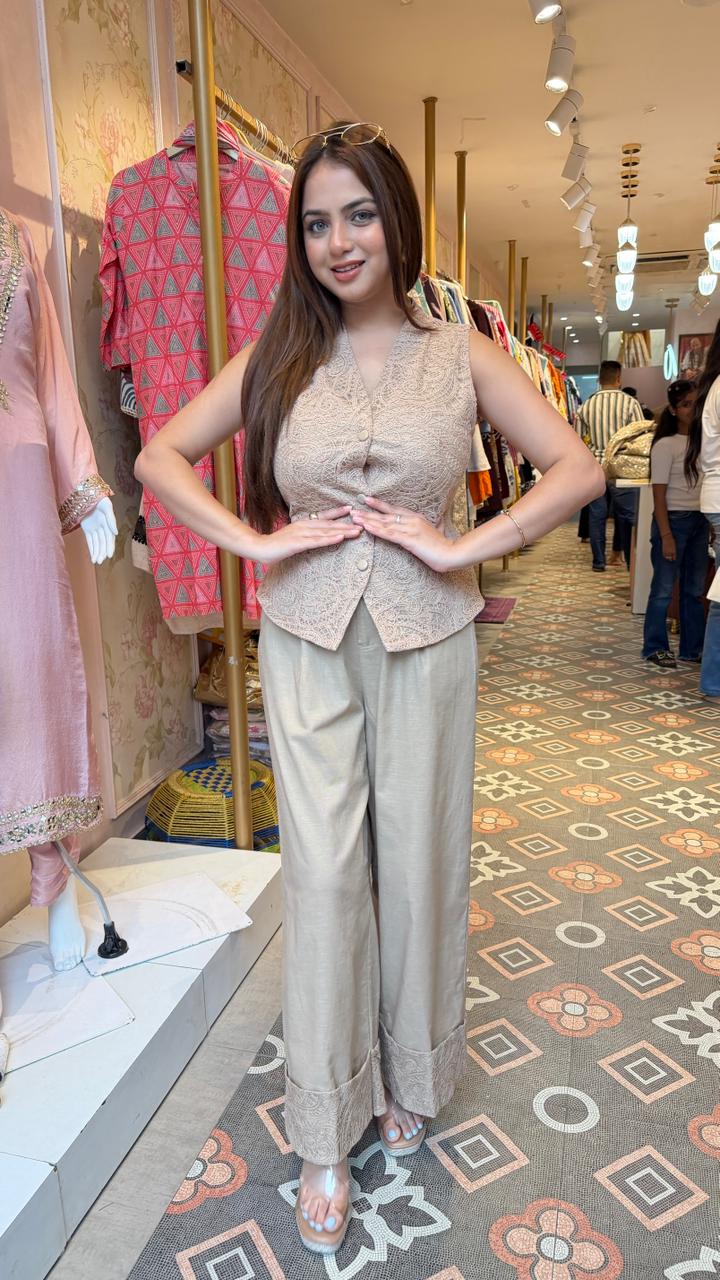 Champagne Elegance Co-Ord Set