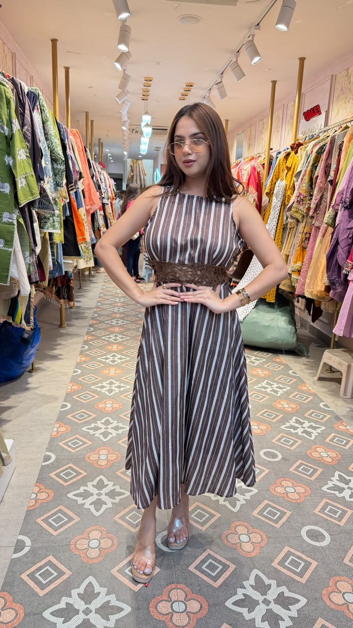 Indo-western Tiered Dress