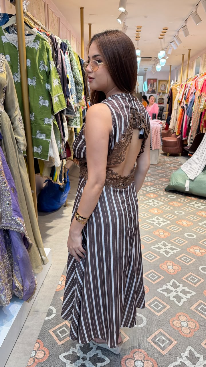 Indo-western Tiered Dress