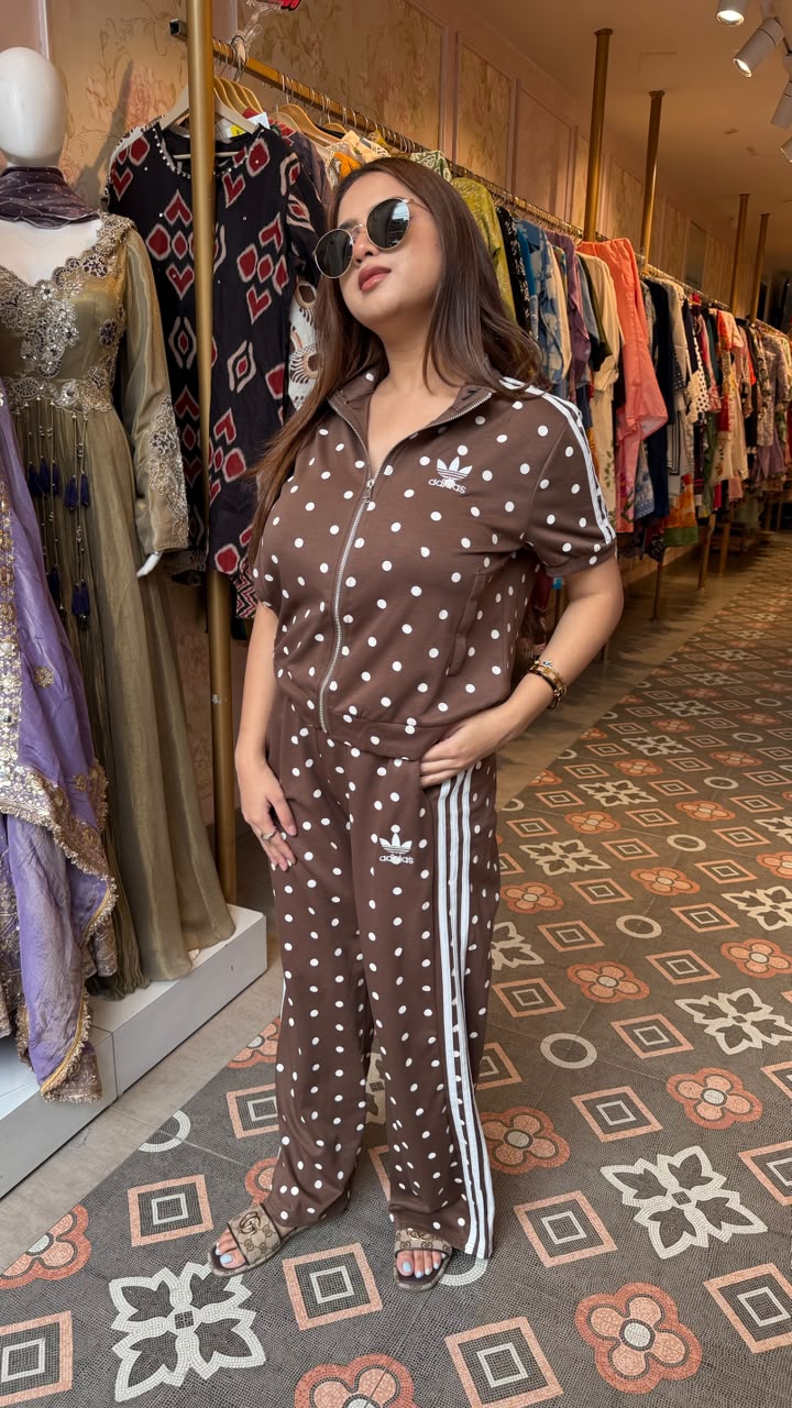 Polka Dot Co-ord Tracksuit