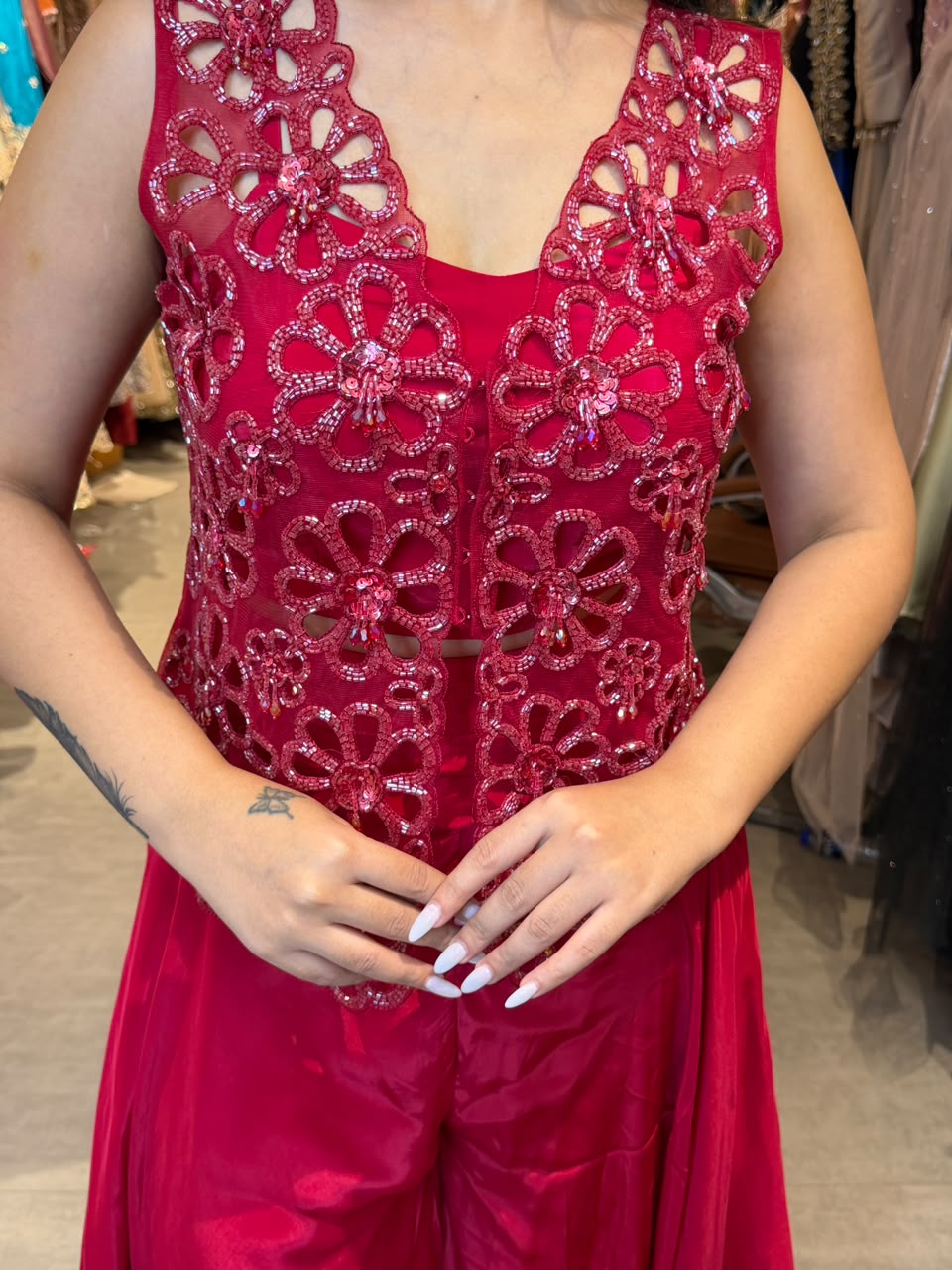 Indo-Western Anarkali Suit