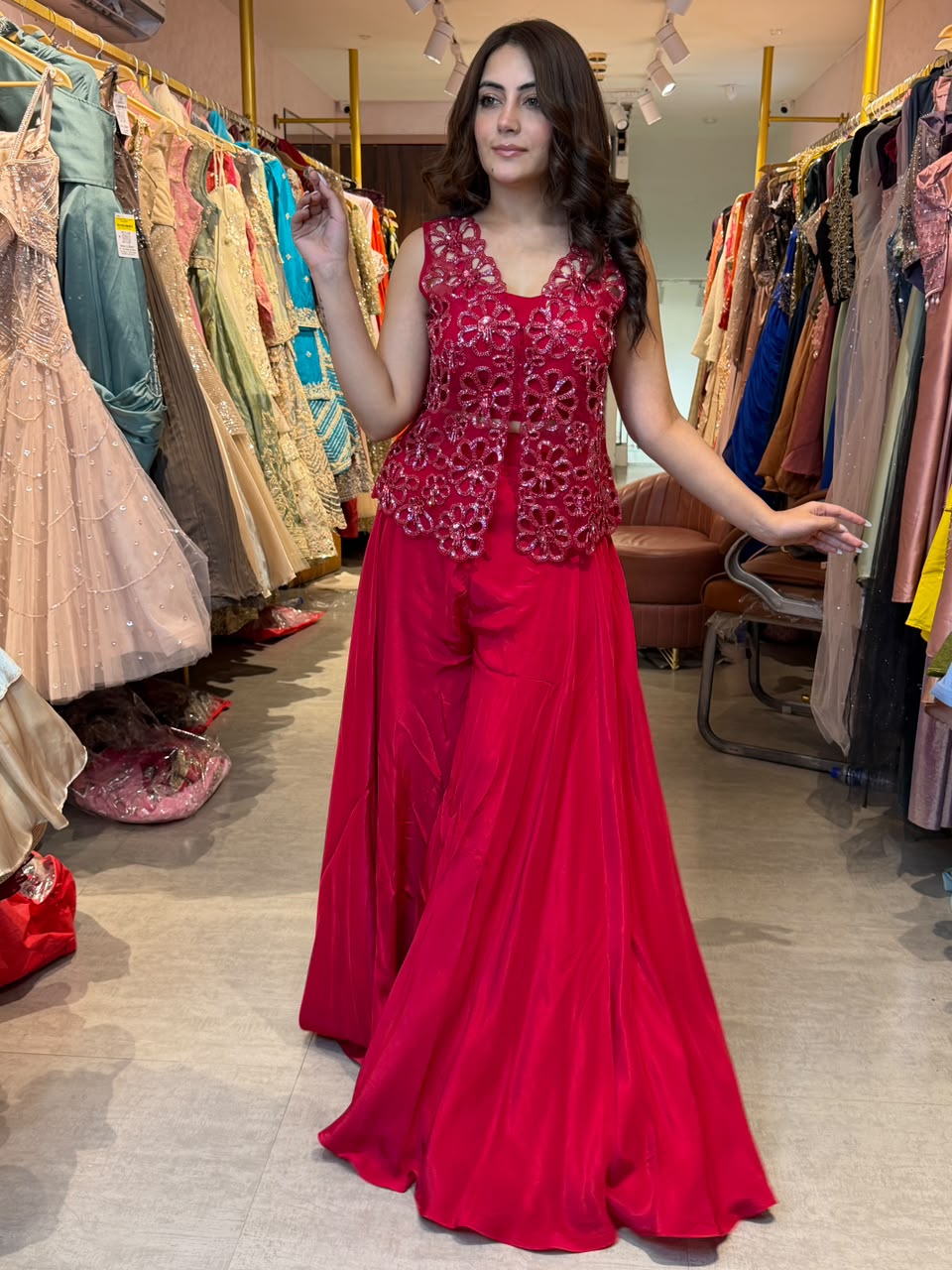 Indo-Western Anarkali Suit