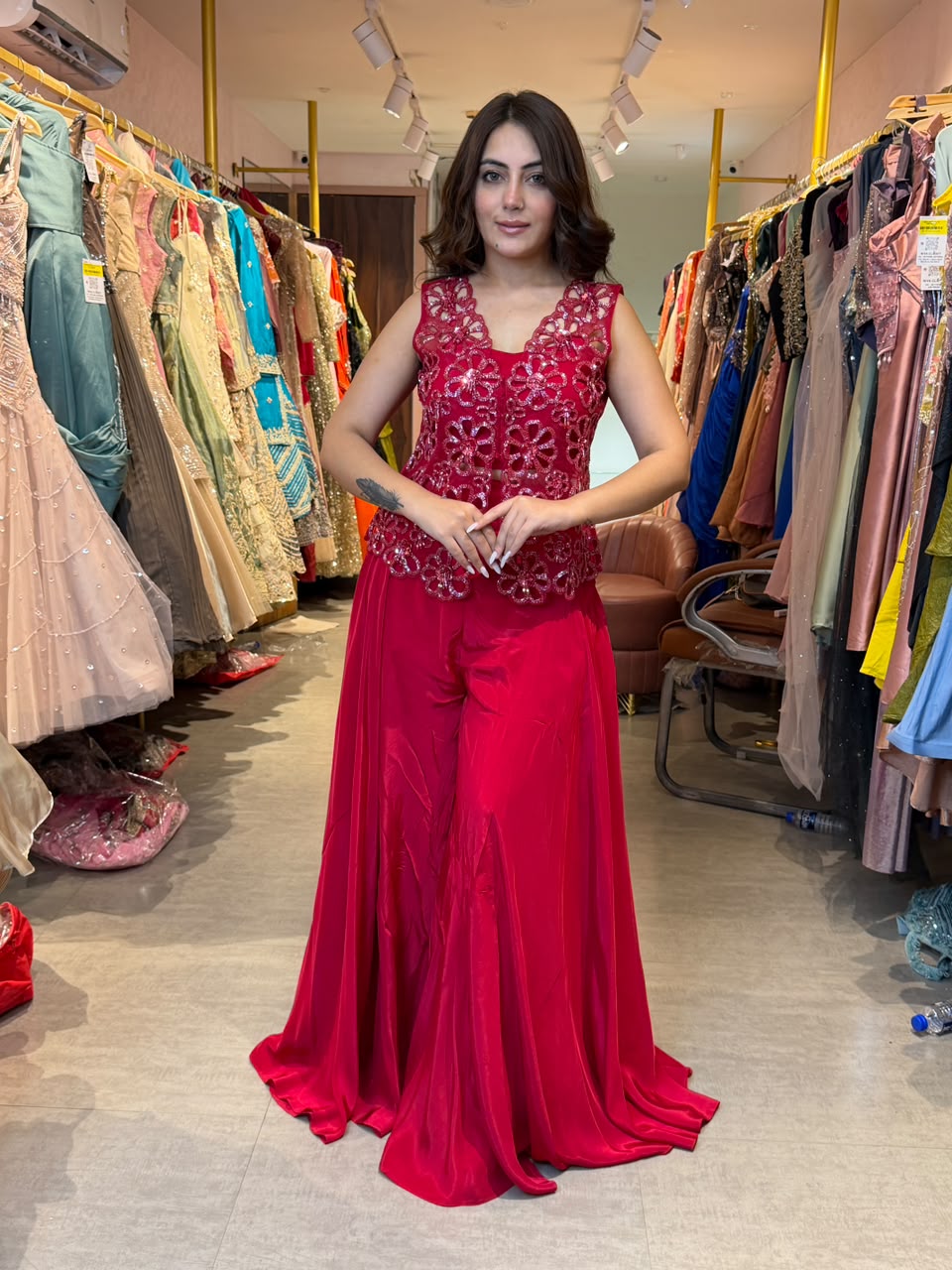 Indo-Western Anarkali Suit
