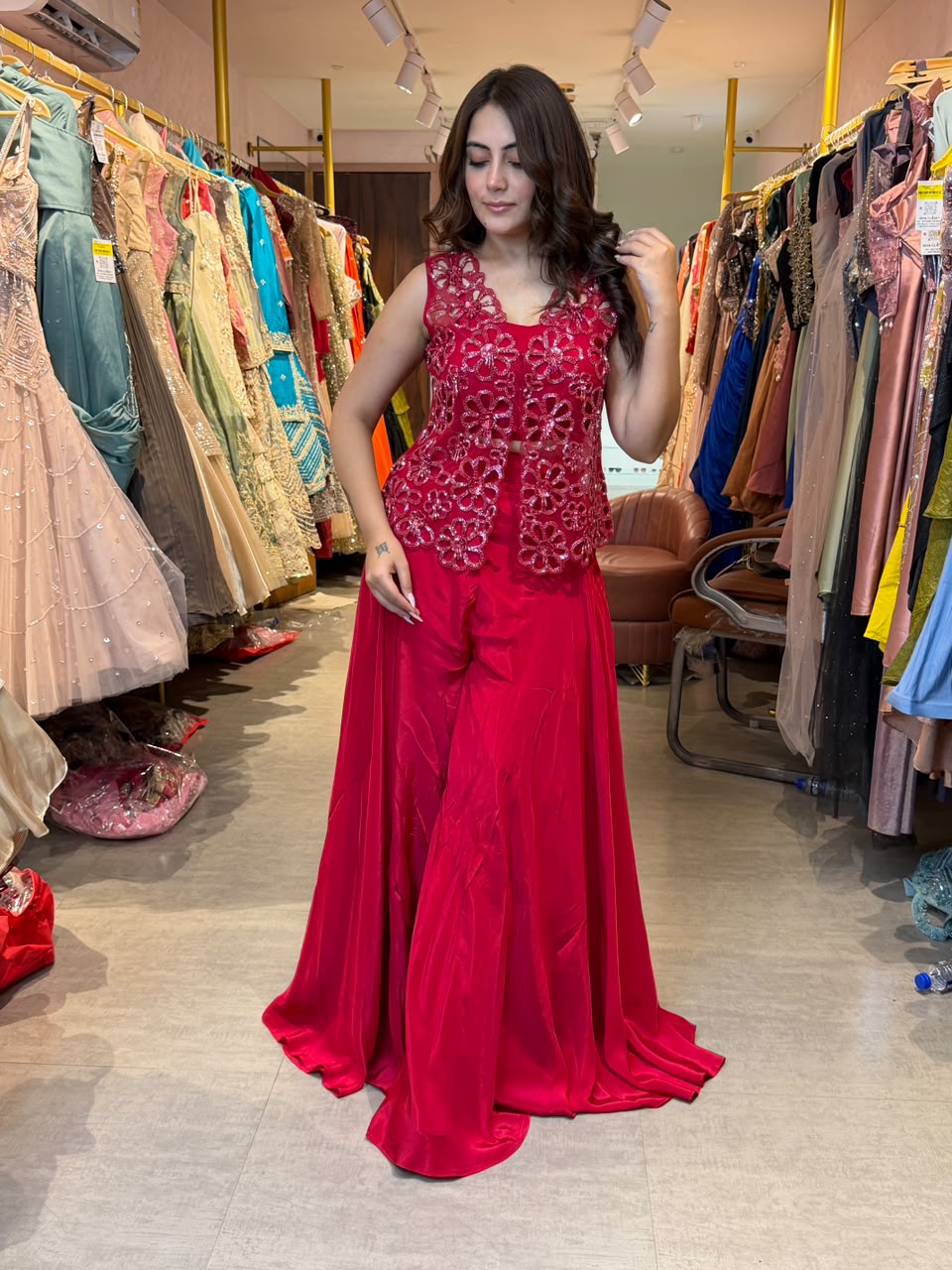 Indo-Western Anarkali Suit