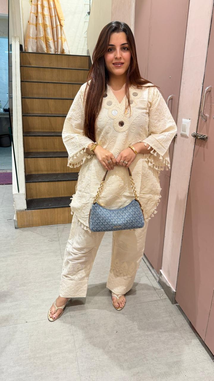 Short Kurti with Palazzo Pants