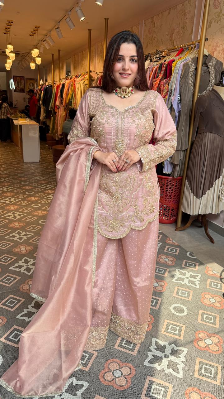 Elegant festive wear three-piece suit