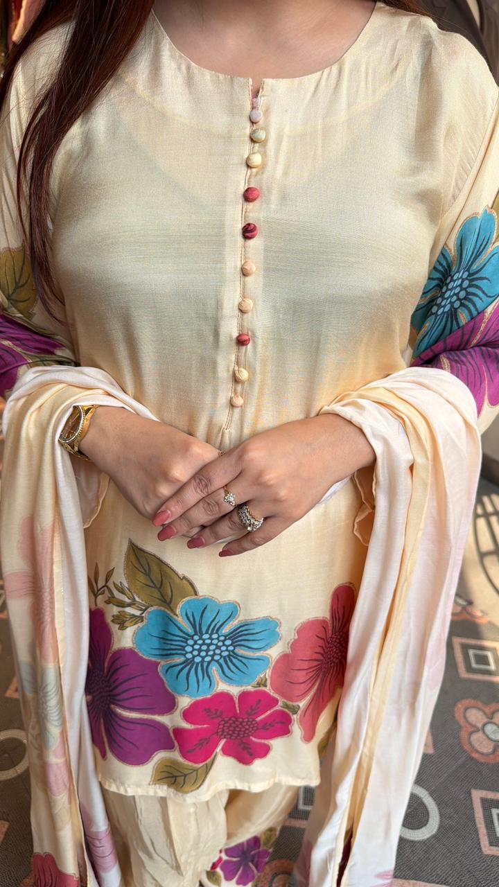 Sammer floral printed lawn suit