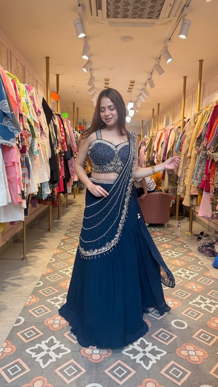Designer Lehenga Saree