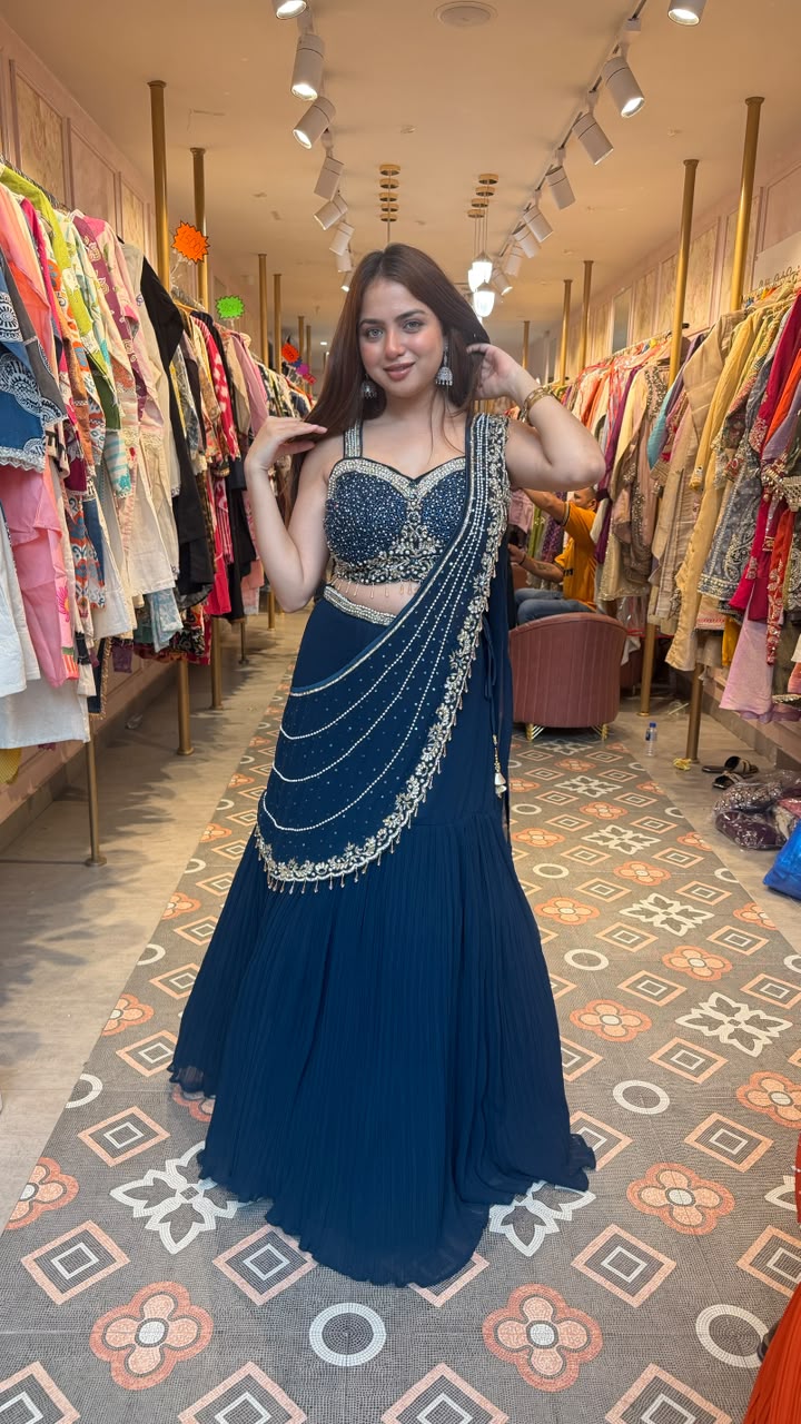 Designer Lehenga Saree