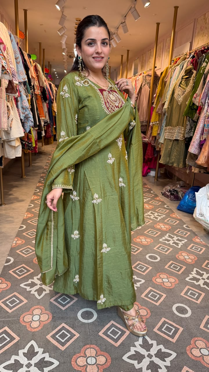 Royal Designer Anarkali Suit with Dupatta