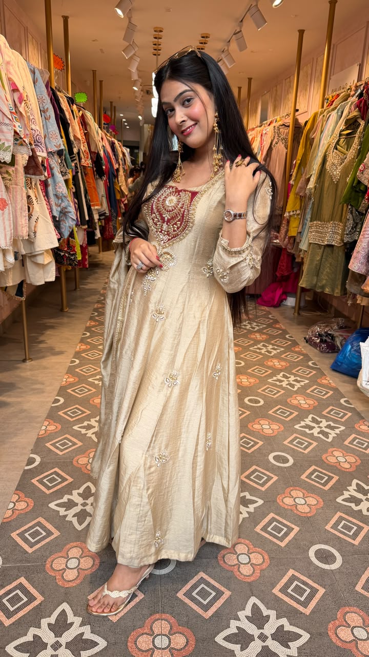 Royal Designer Anarkali Suit with Dupatta