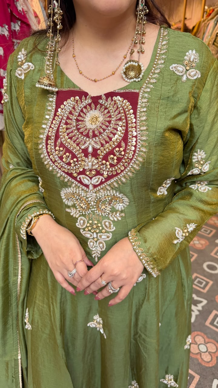 Royal Designer Anarkali Suit with Dupatta