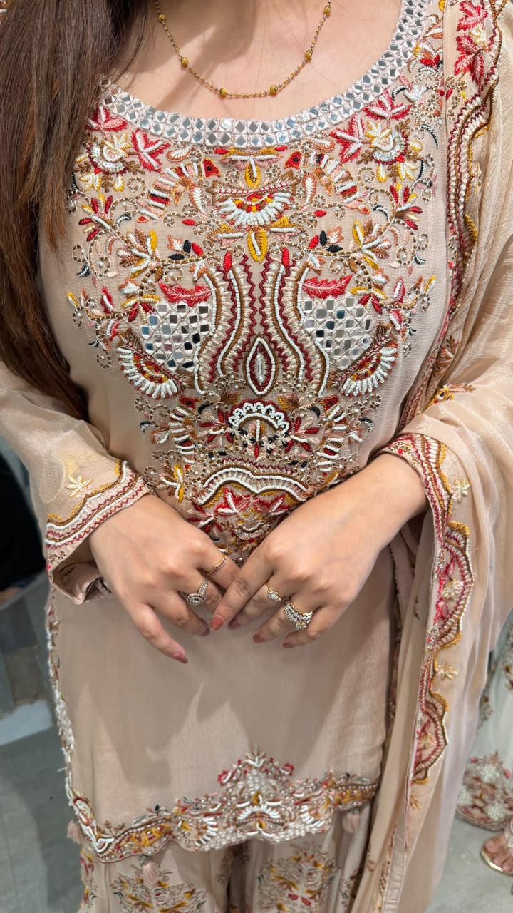 Traditional Festive Sharara Suit Set