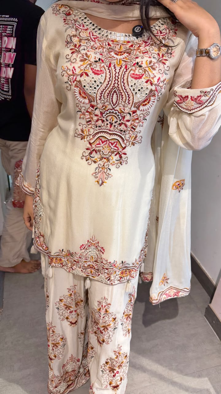 Traditional Festive Sharara Suit Set