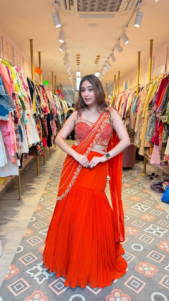 Designer Lehenga Saree