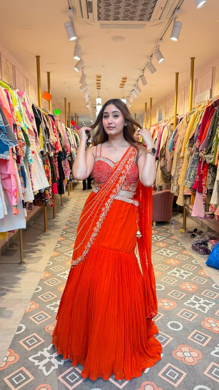 Designer Lehenga Saree
